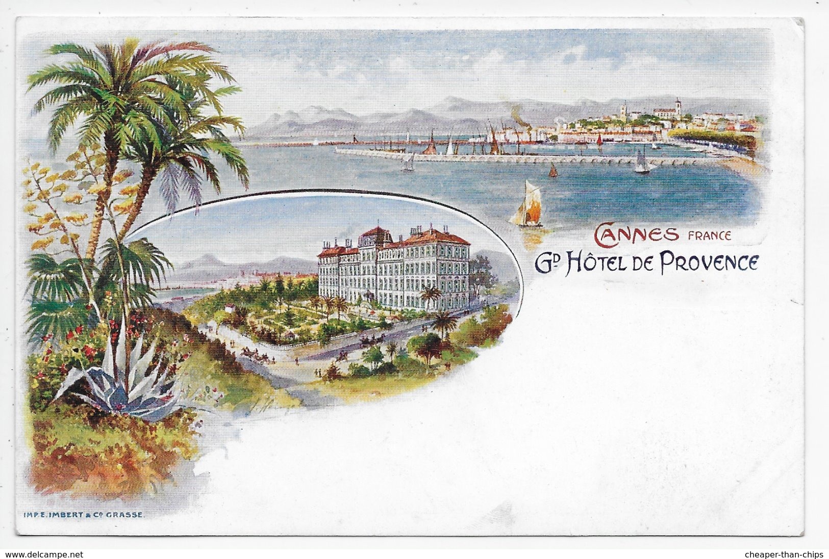 Cannes - Gd. Hotel De Provence - Dos Simple - Cannes