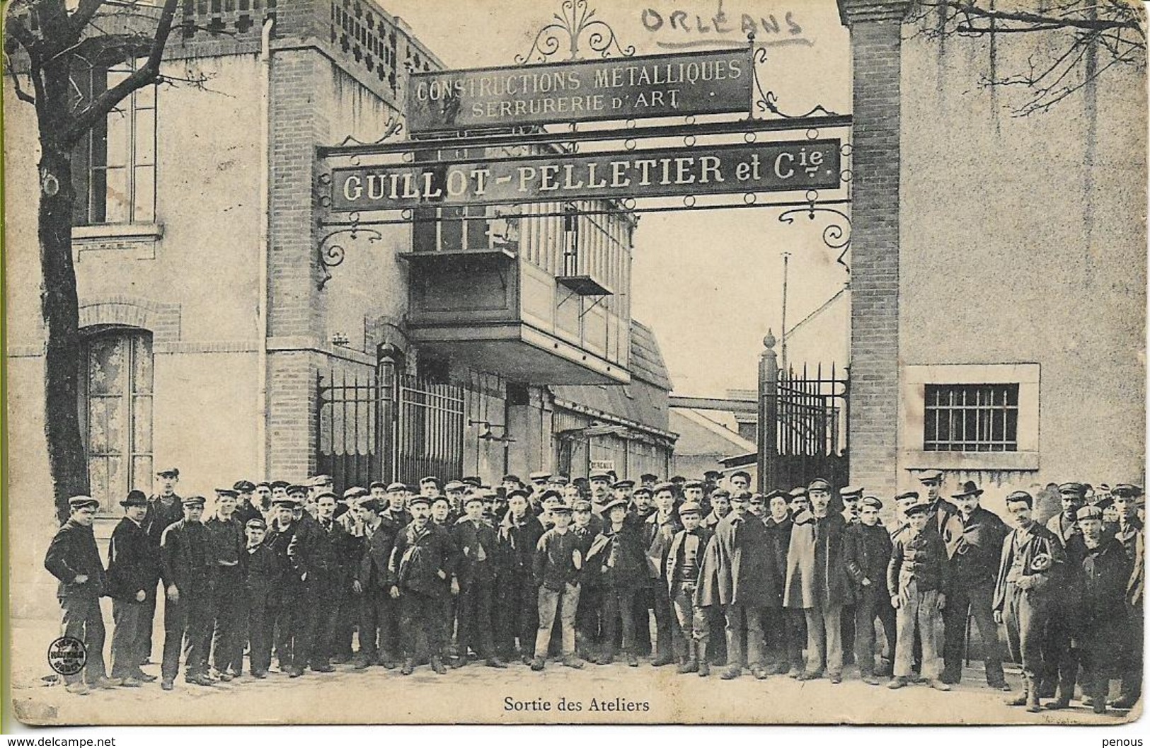 ORLEANS  (Loiret) Usine GUILLOT-PELLETIER Serrurerie D' ART Sortie Des Ateliers - Orleans