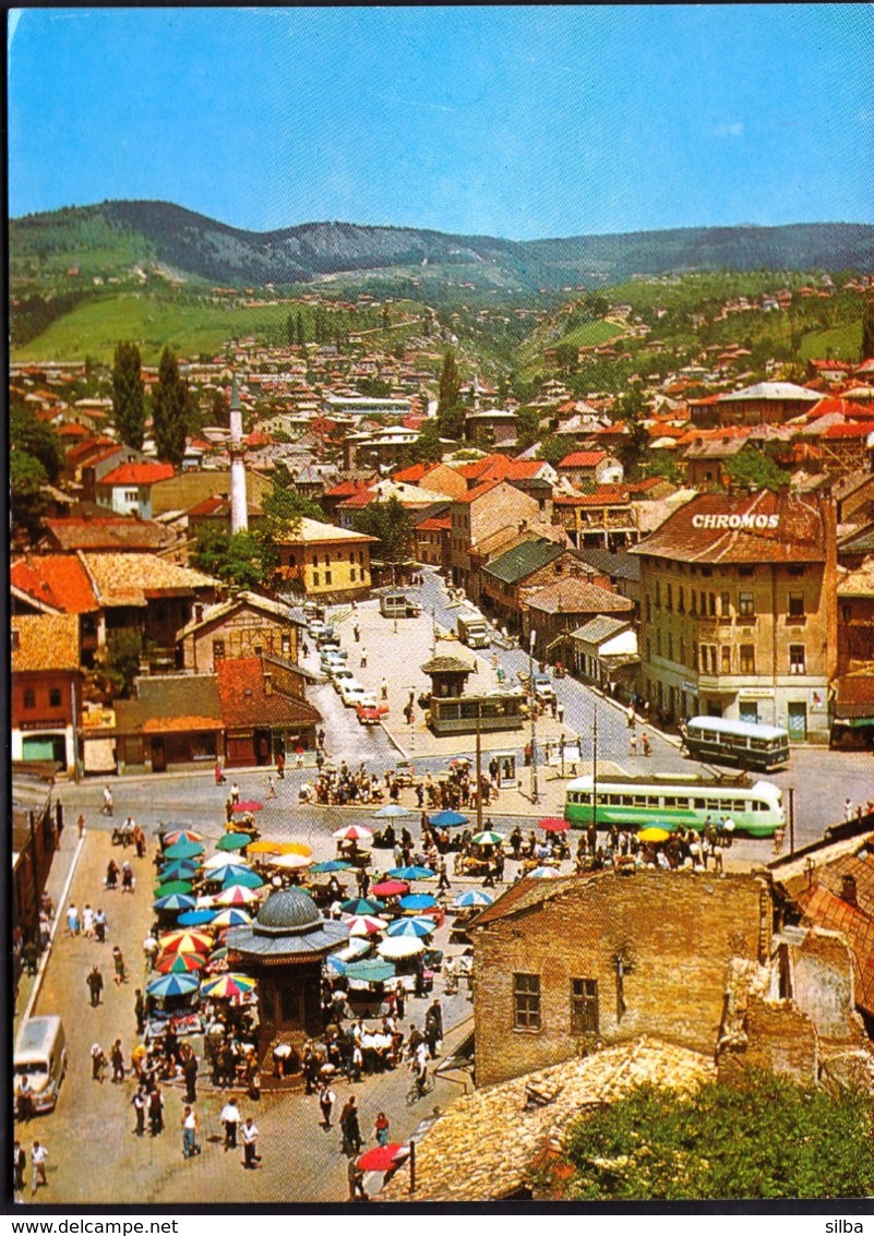 Bosnia And Herzegovina Sarajevo 1966 / Bascarsija, Turkish Market Place / Unused, Uncirculated - Bosnien-Herzegowina