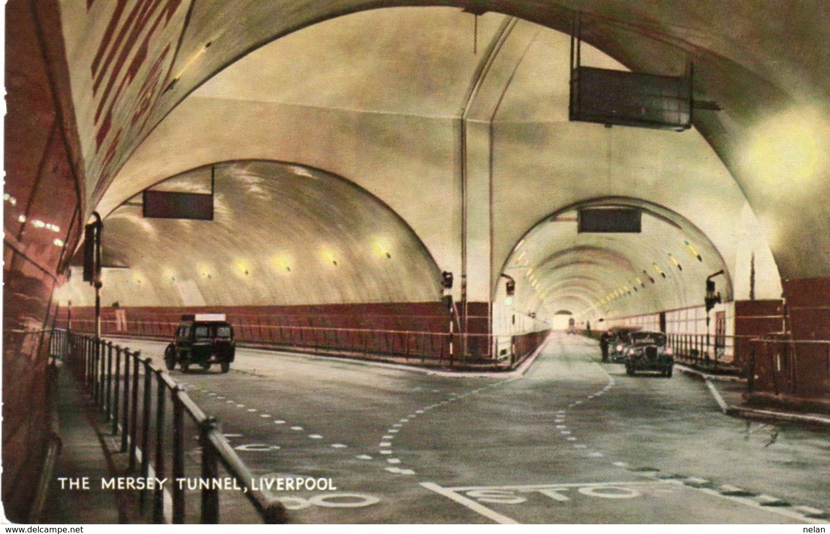 THE MERSEY TUNNEL-LIVERPOOL-NON VIAGGIATA - Liverpool