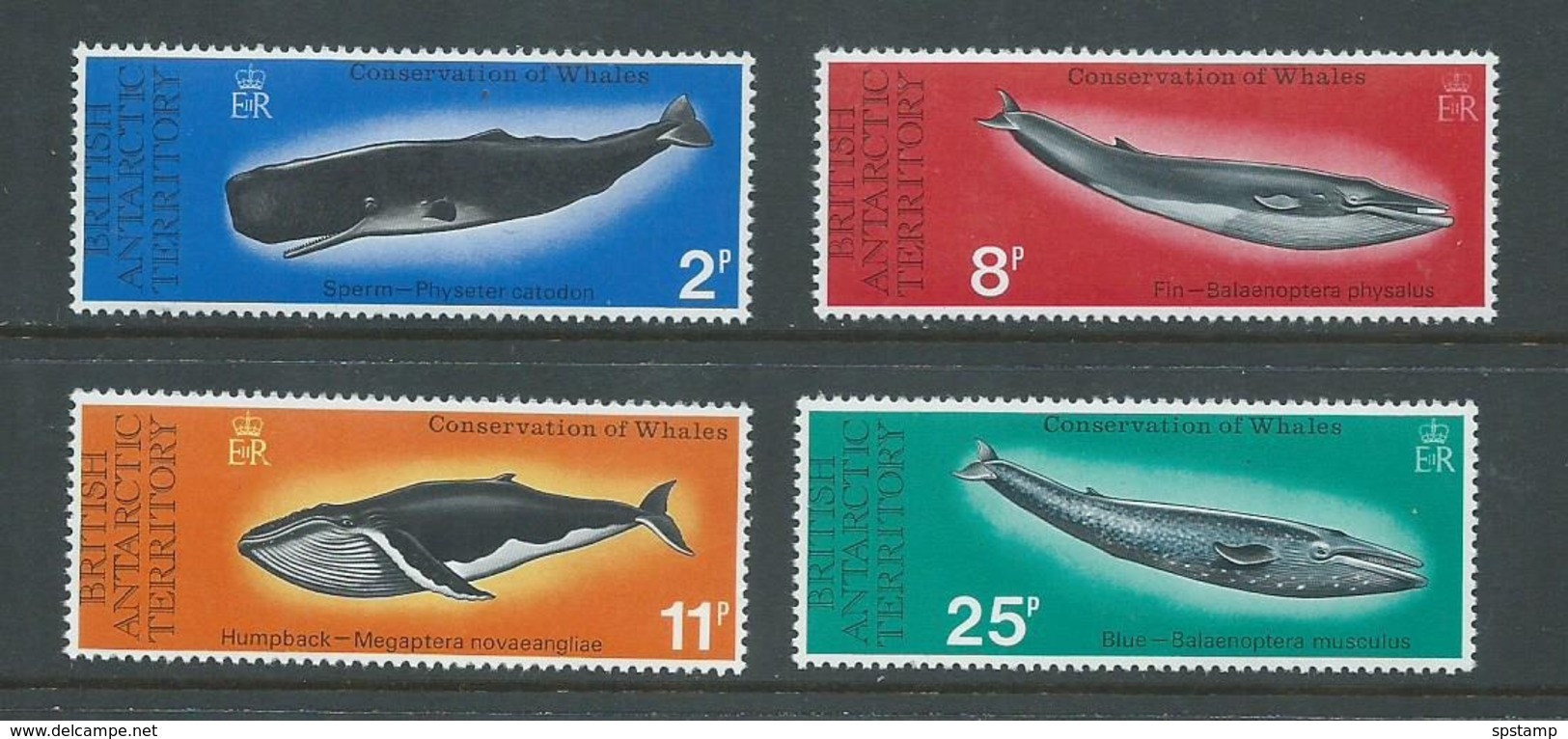 British Antarctic Territory 1977 Whale Conservation Set Of 4 Fine MNH - Other & Unclassified