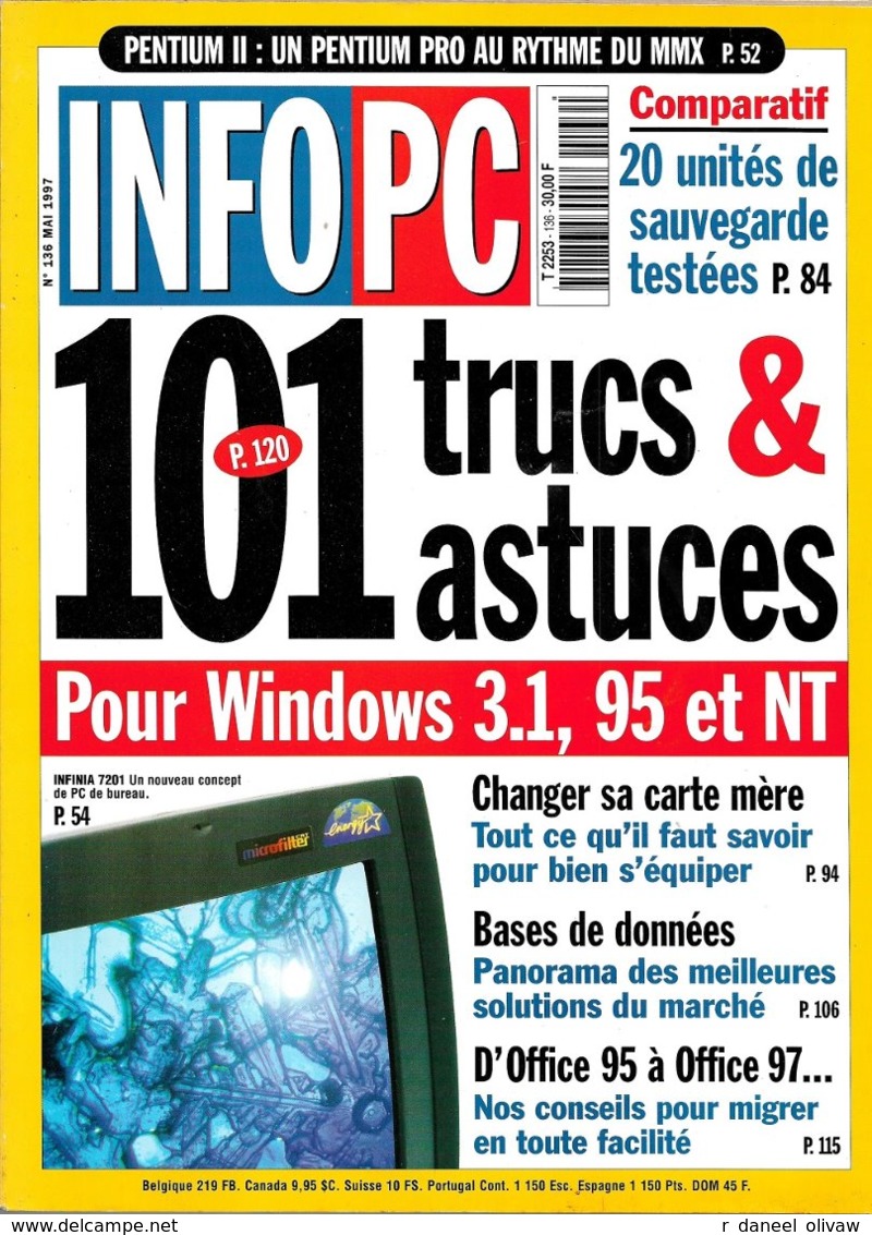 Info PC N° 136 - Mai 1997 (TBE+) - Informatique