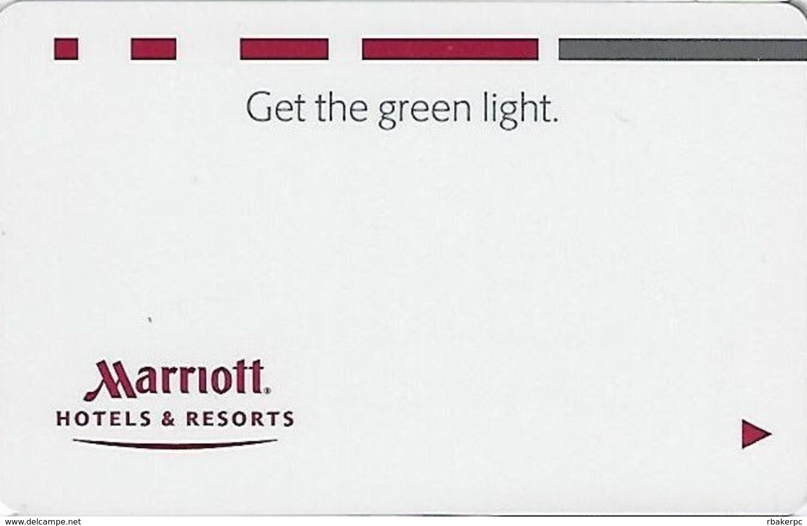 Marriott Hotel Room Key Card - Hotel Keycards