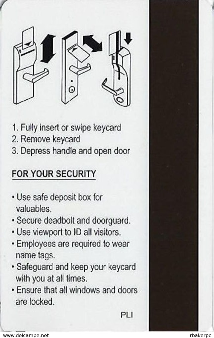 Marriott Hotel Room Key Card - Hotel Keycards