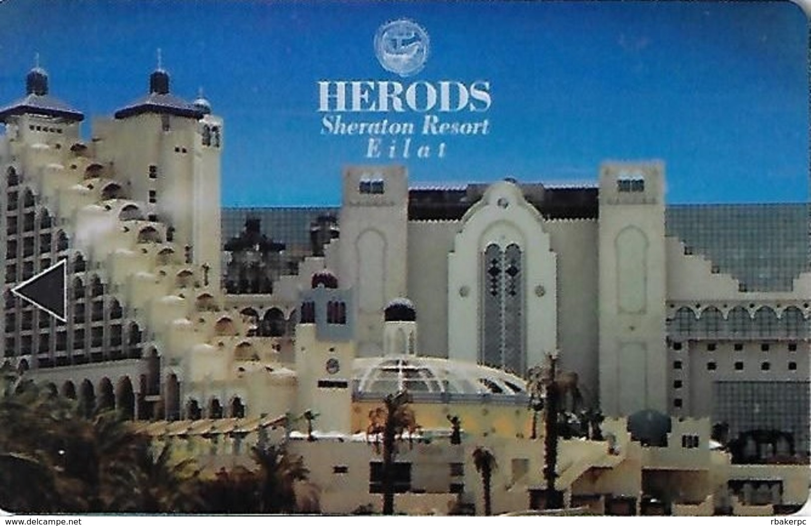 Herods Sheraton Resort Eilat Hotel Room Key Card - Hotel Keycards