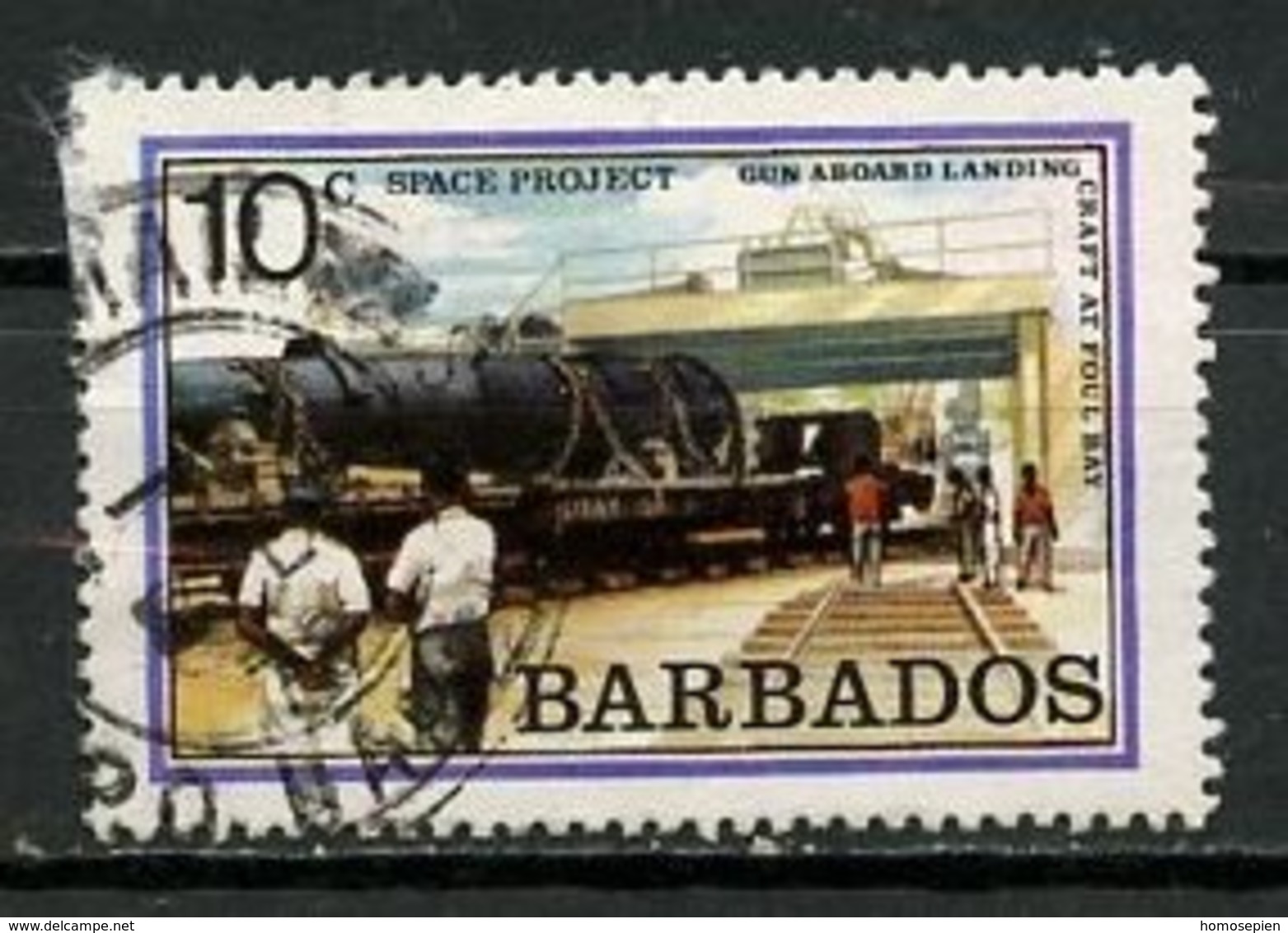 Barbade - Barbados 1979 Y&T N°489 - Michel N°482 (o) - 10c Projet Spatial - Barbades (1966-...)