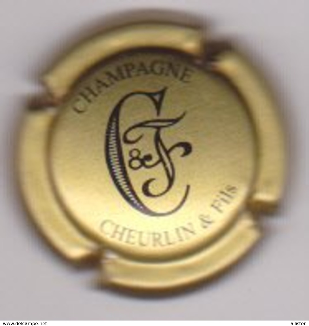 Capsule Champagne CHEURLIN & Fils ( 14a ; Or Foncé Et Noir ) {S43-19} - Autres & Non Classés