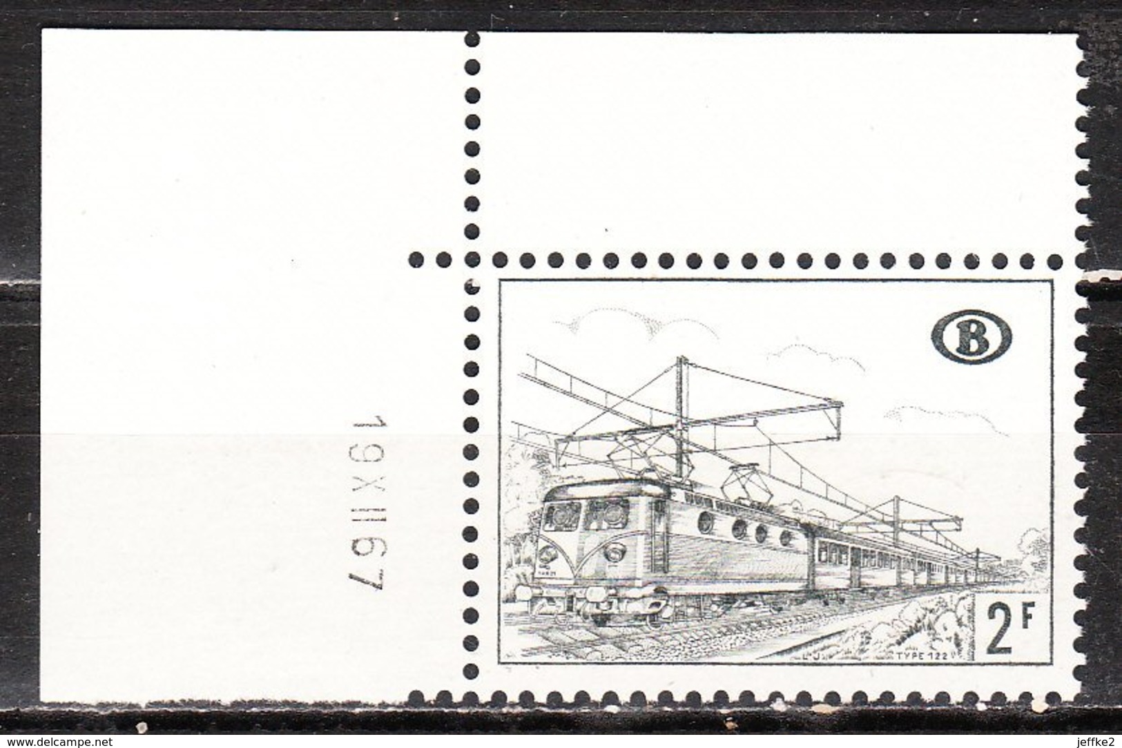 TR379**  Locomotive - Bonne Valeur - Coin Daté - MNH** - LOOK!!!! - Coins Datés