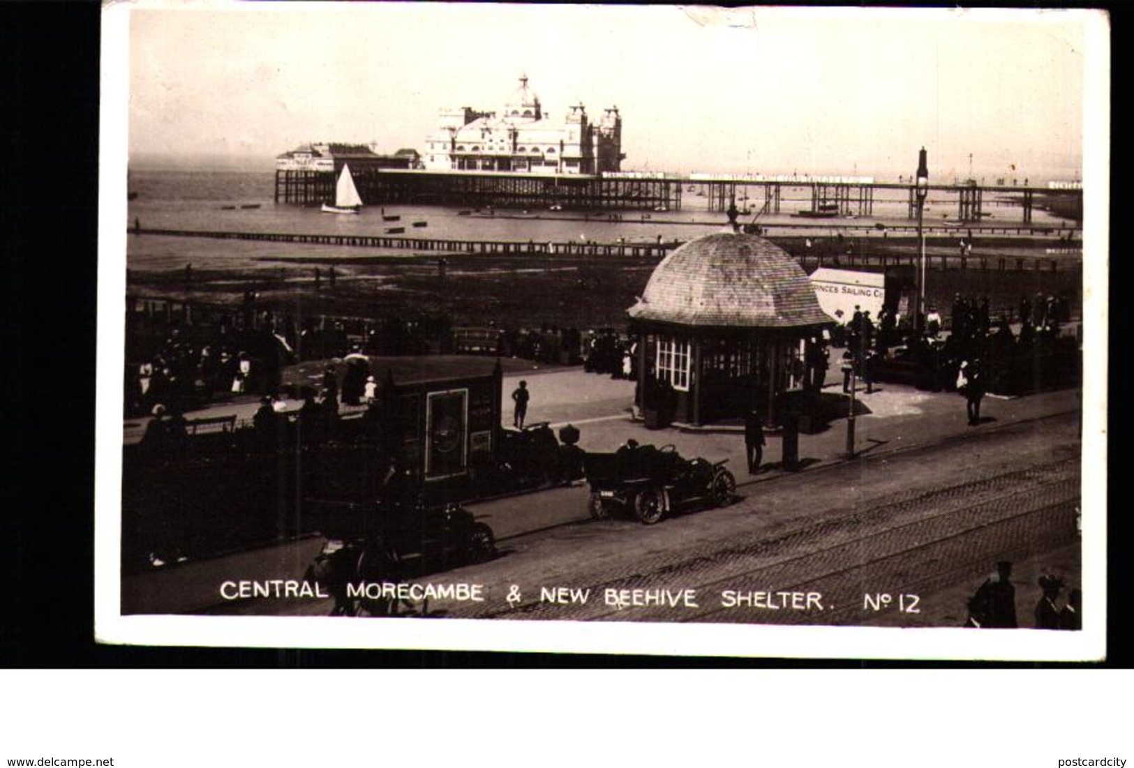 Morecambe Central & New Beehive Shelter Published By L Pickles Bradford - Sonstige & Ohne Zuordnung