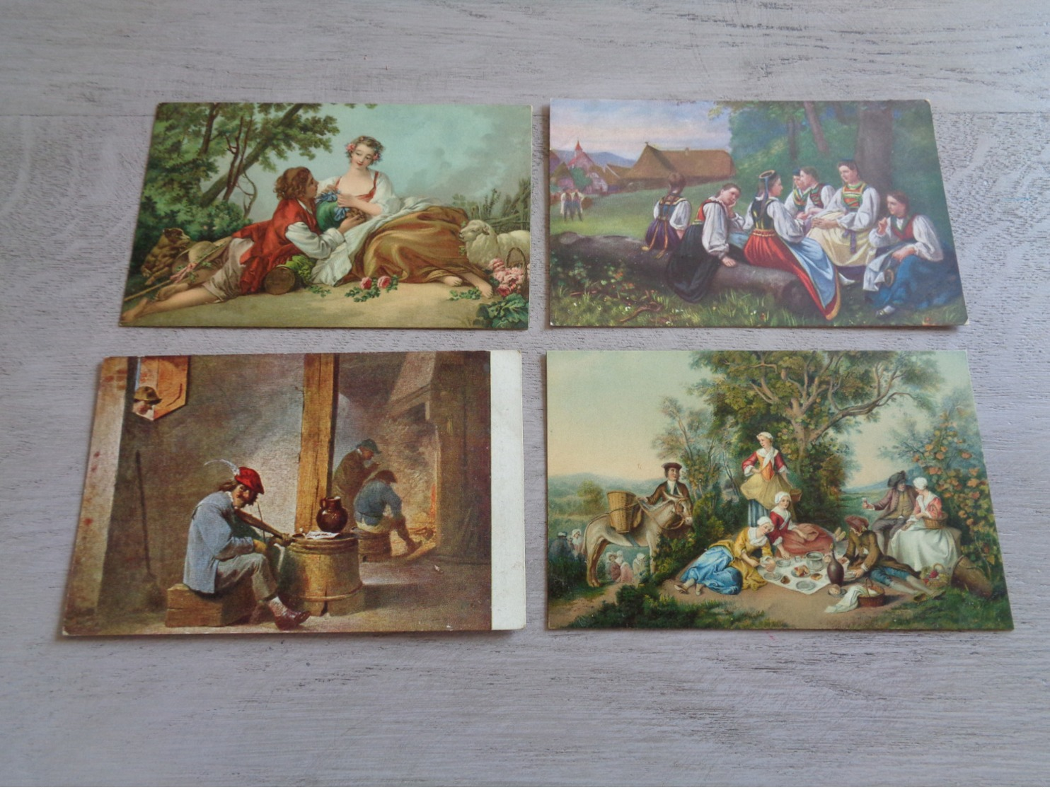 Beau Lot 60 Cartes Postales Fantaisie Peintures  Peinture     Mooi Lot 60 Postkaarten Fantasie  Schilderijen  Schilderij - 5 - 99 Postkaarten