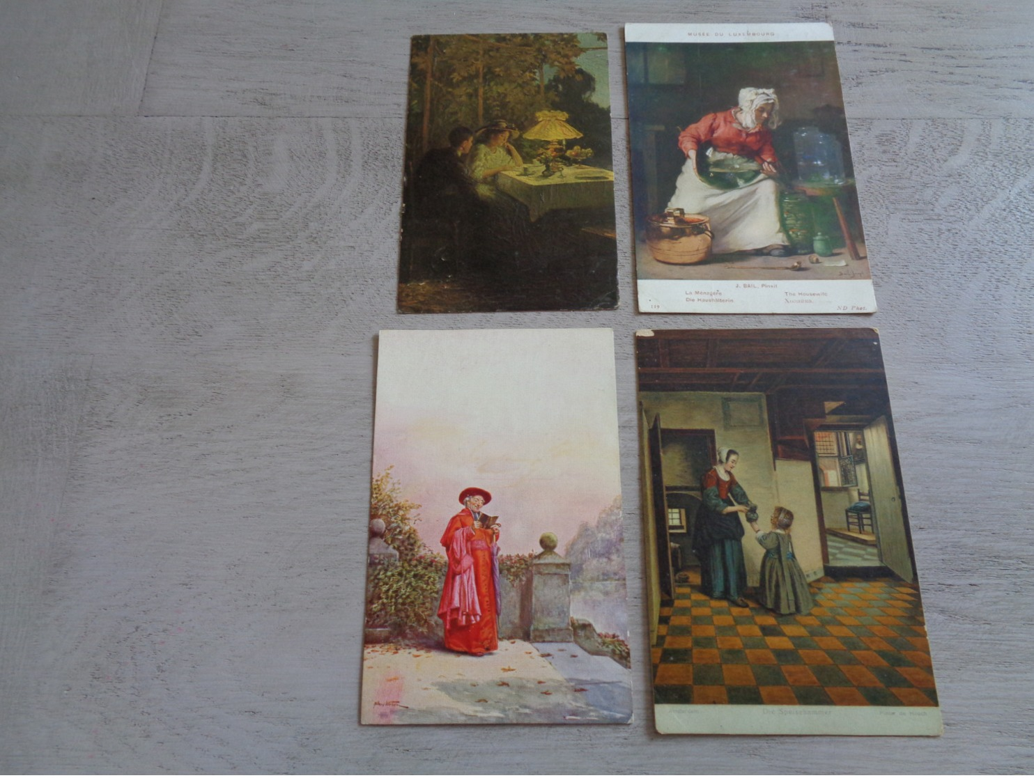 Beau lot 60 cartes postales fantaisie peintures  peinture     Mooi lot 60 postkaarten fantasie  schilderijen  schilderij