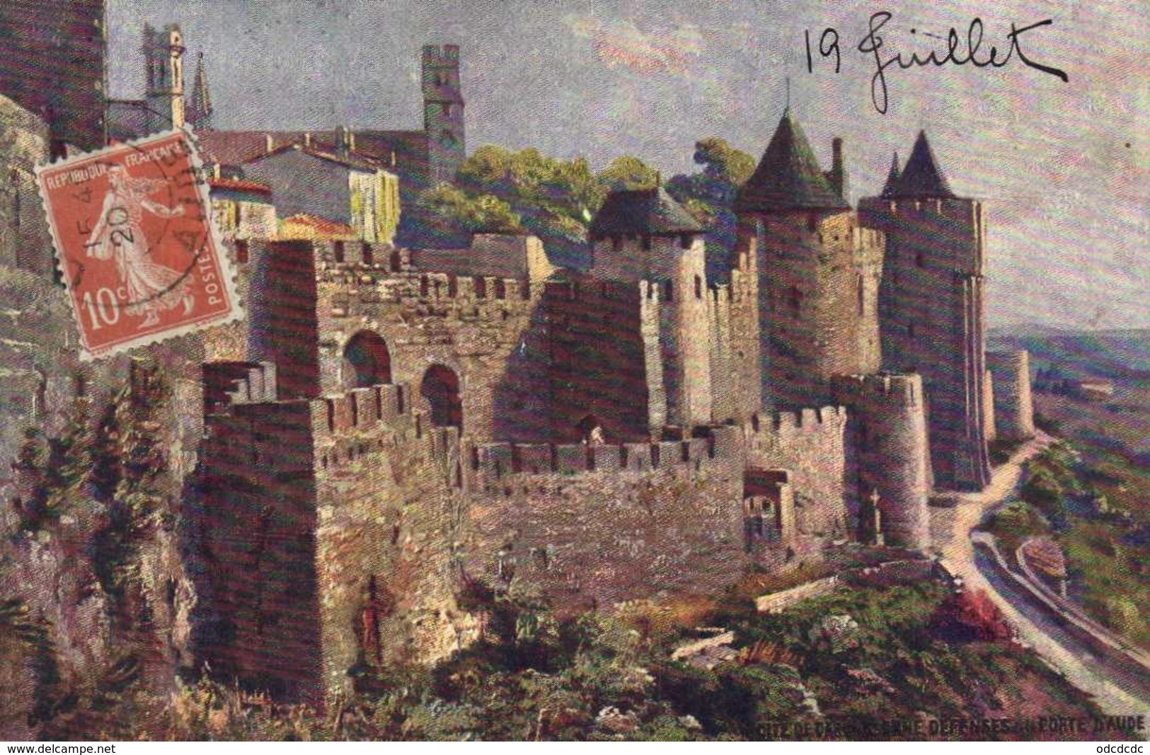 Illustrateur CITE DE CARCASSONNE  RV  TUCK'S - Schilderijen