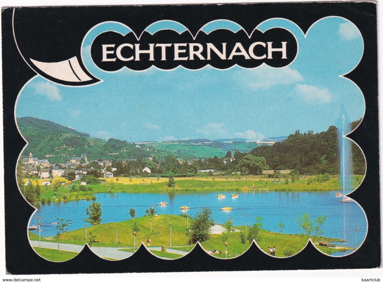 Echternach - Vue Panoramique Avec Lac - Echternach