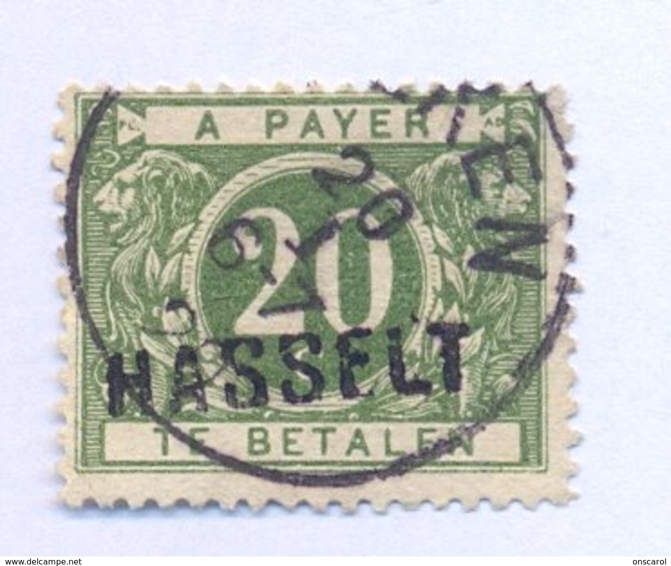 TX14A Met Naamstempel  HASSELT - Francobolli