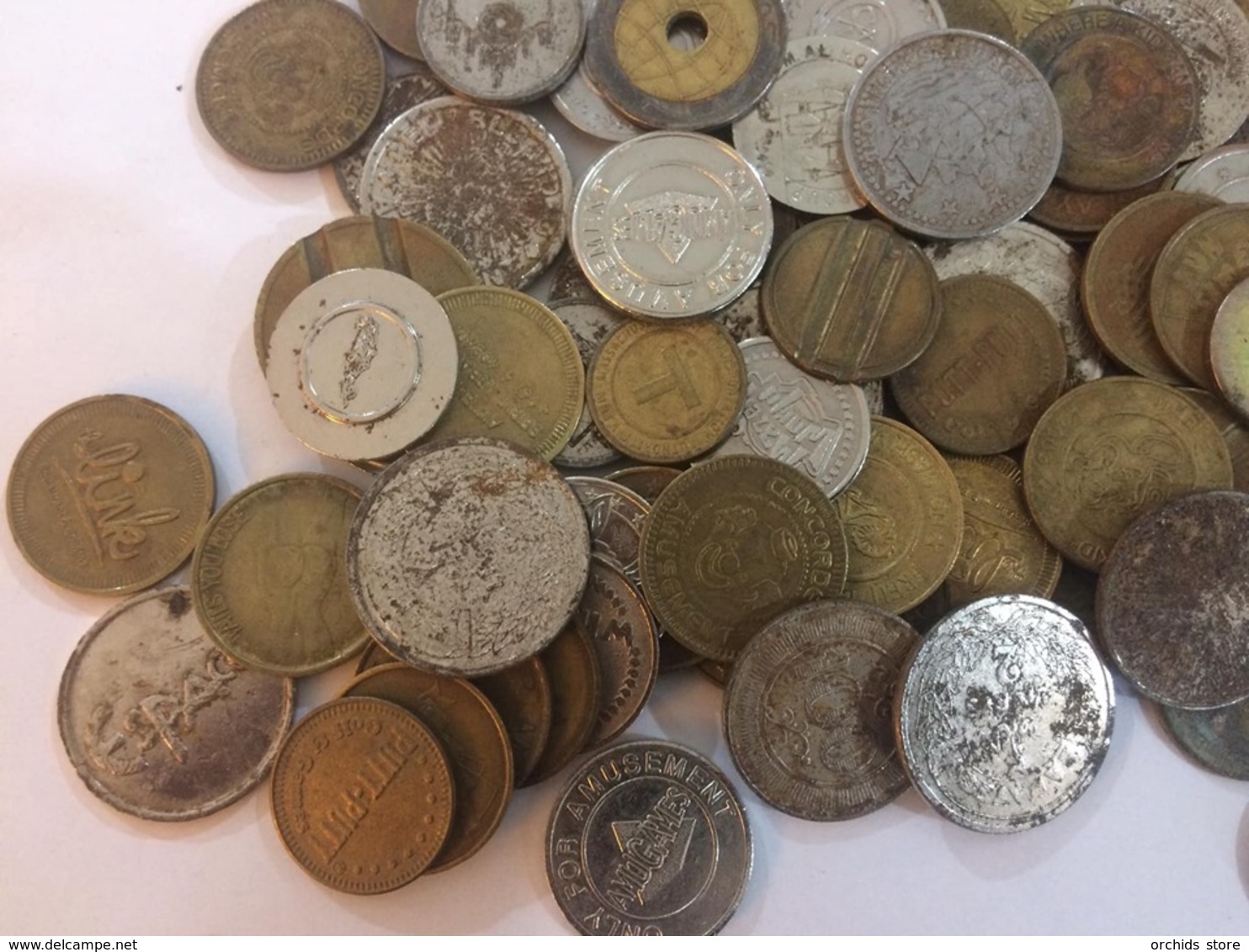 Sale For A Large Lot Of 652grams Of Tokens 90% From Lebanon - See Photos - Other & Unclassified