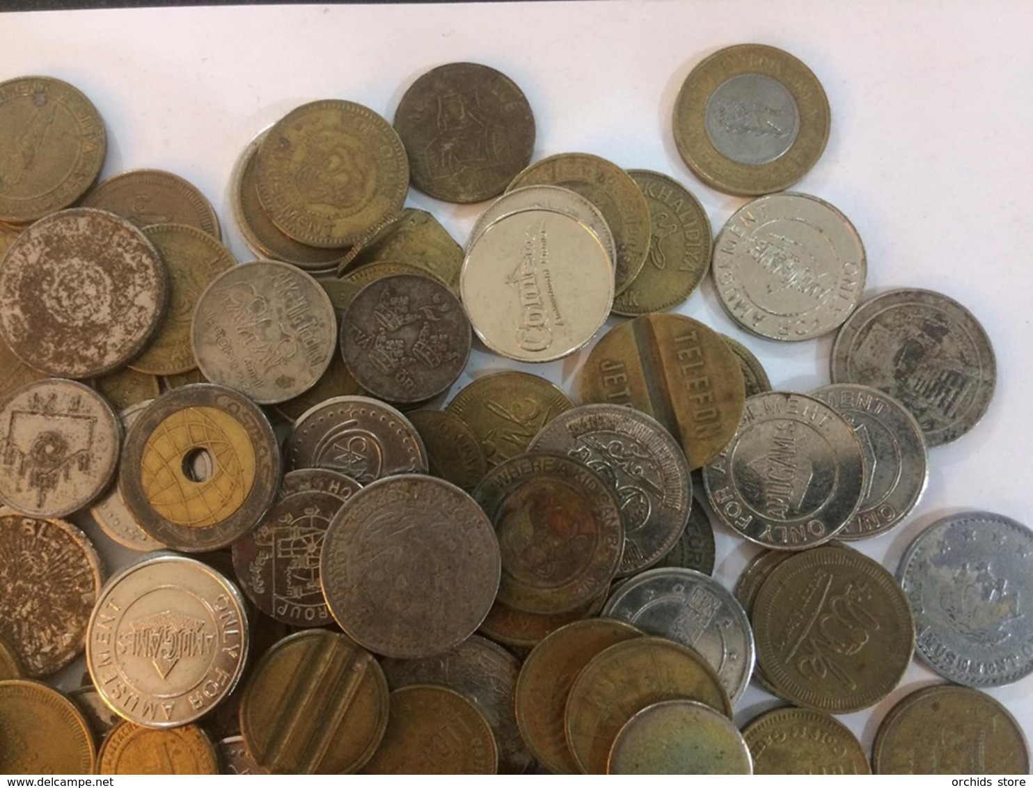 Sale For A Large Lot Of 652grams Of Tokens 90% From Lebanon - See Photos - Other & Unclassified