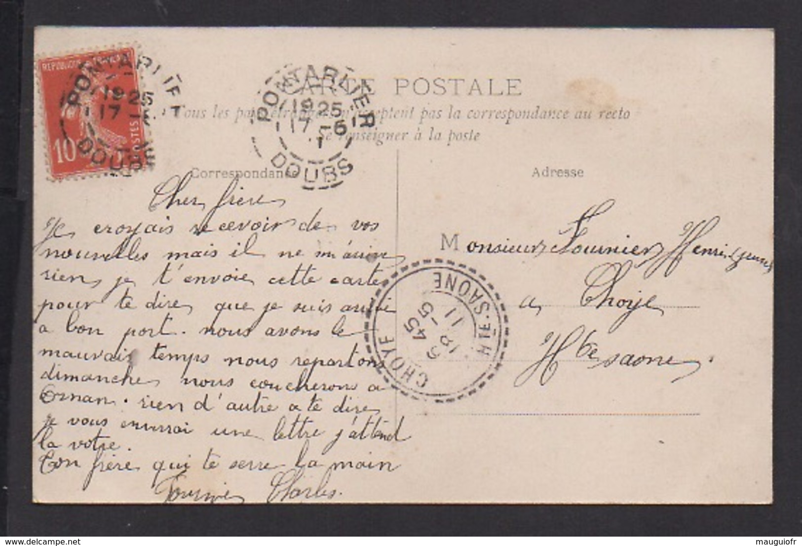 DD / 25 DOUBS / PONTARLIER / LA PORTE SAINT-PIERRE / ANIMÉE / 1911 - Pontarlier