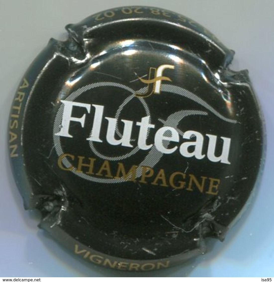 CAPSULE-CHAMPAGNE FLUTEAU N°08 Fond Noir - Other & Unclassified