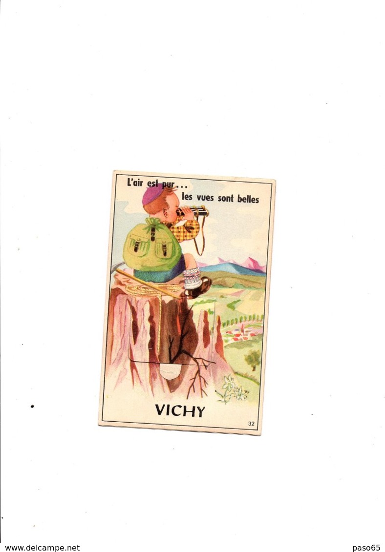 CARTE A SYSTEME DE VICHY - Vichy
