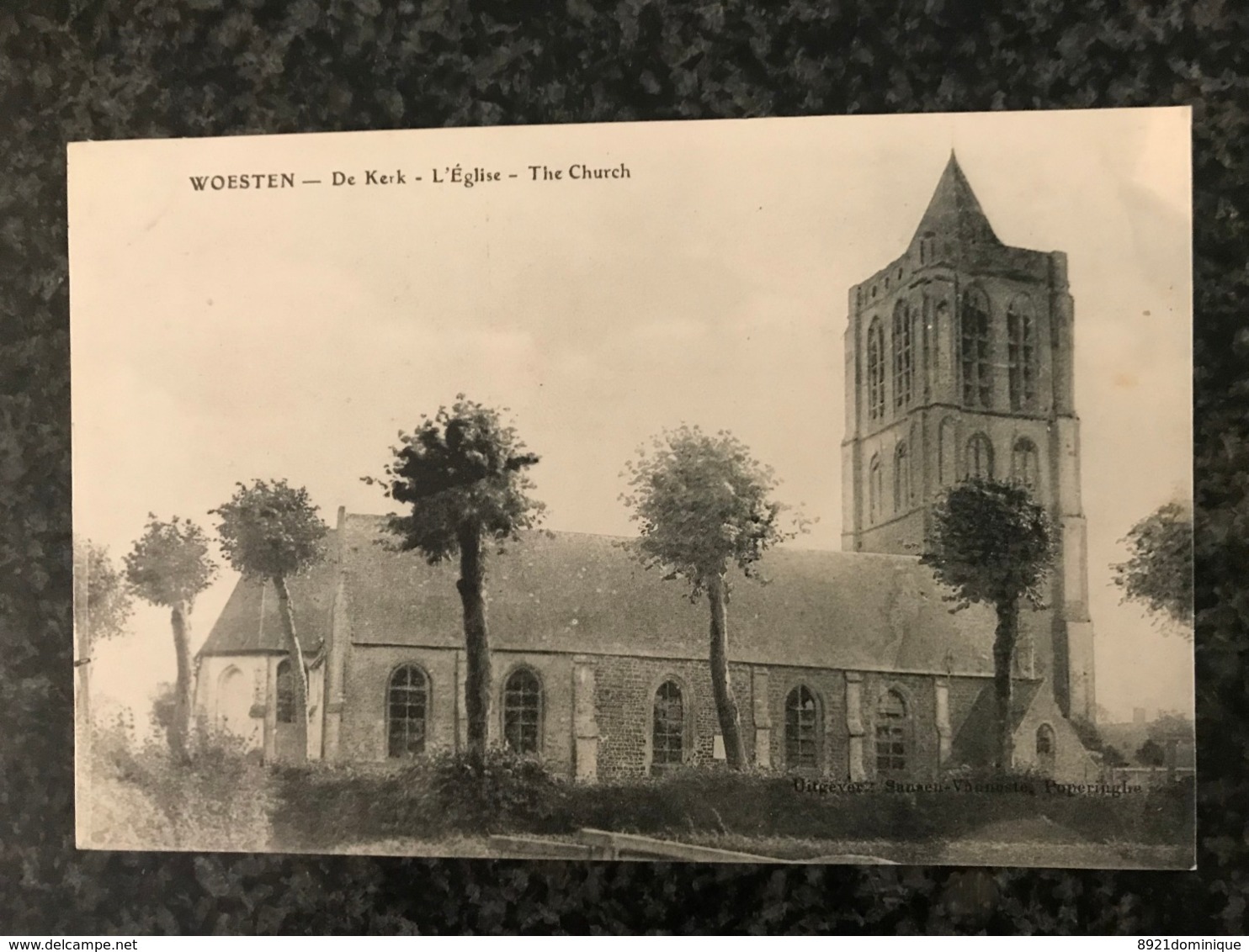 WOESTEN - De Kerk ( Vleteren ) - Uitg. Le Deley Paris - Vleteren