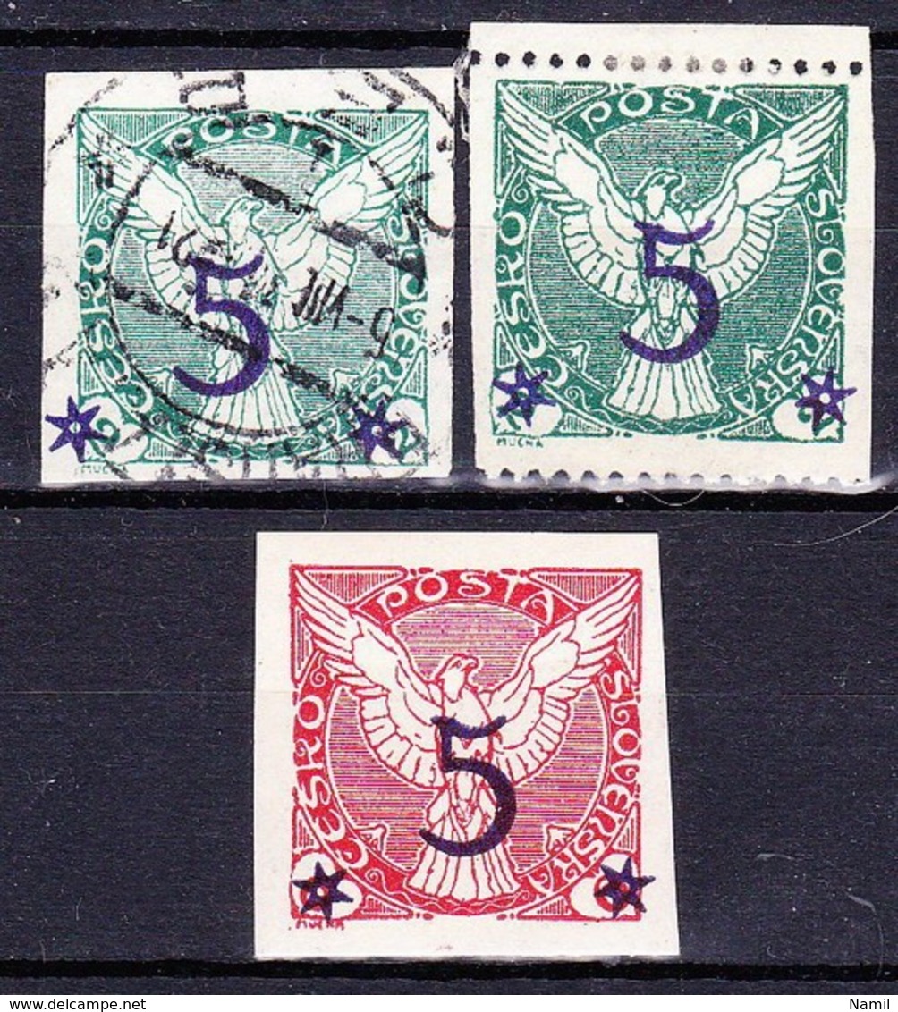 Tchécoslovaquie 1925 Mi 216+220 ( Yv TPJ 12-13), Obliteré - Used Stamps