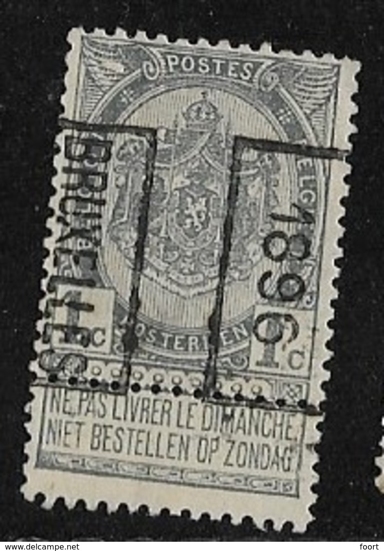 Brussel 1896 Nr. 48B - Roller Precancels 1894-99