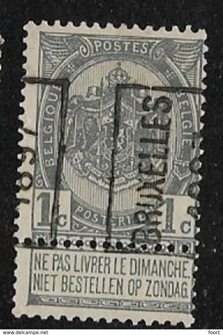 Brussel 1897 Nr. 92A - Roller Precancels 1894-99
