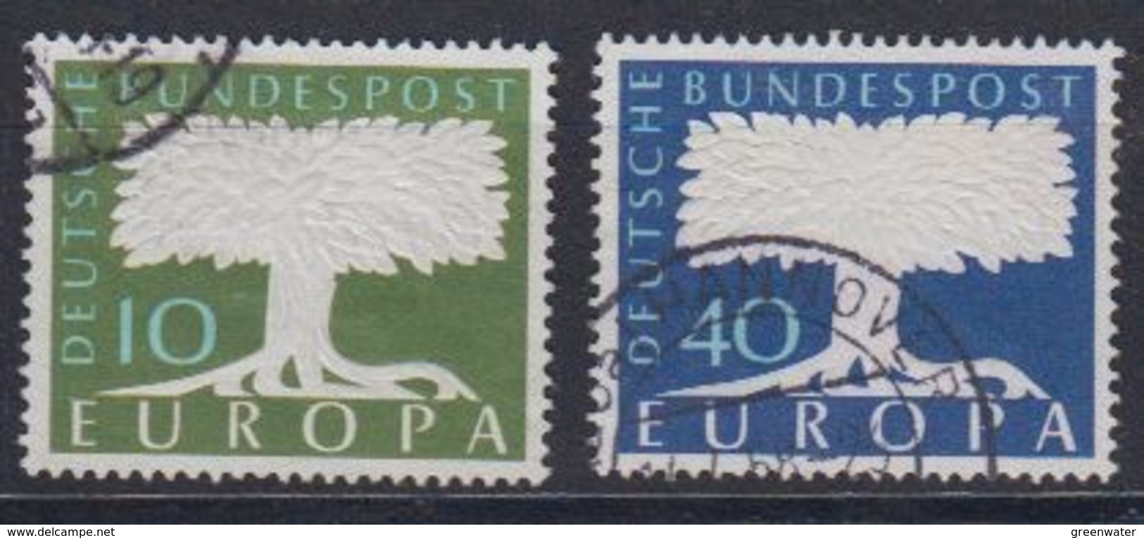 Europa Cept 1957 Germany 2v Used (44620A) - 1957