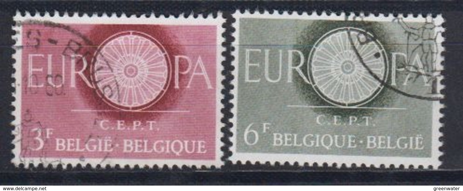 Europa Cept 1960 Belgium 2v Used (44621) - 1960