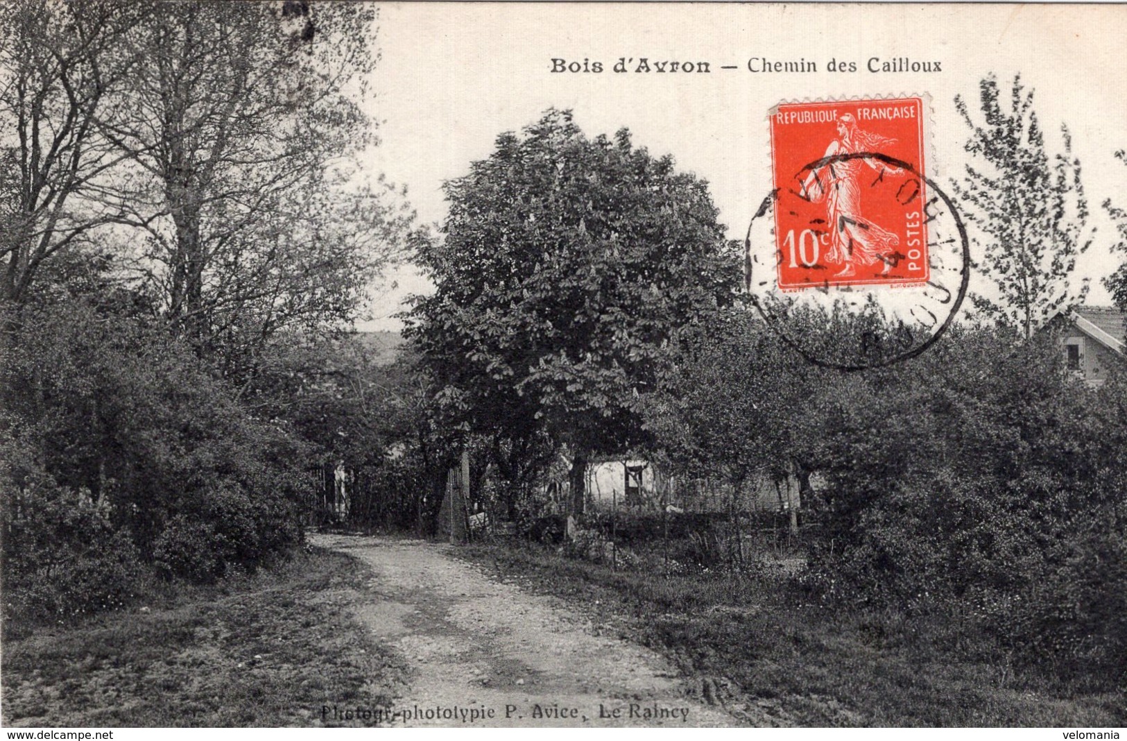 S2761 Cpa 93 Bois D'Avron - Chemin Des Cailloux - Sonstige & Ohne Zuordnung