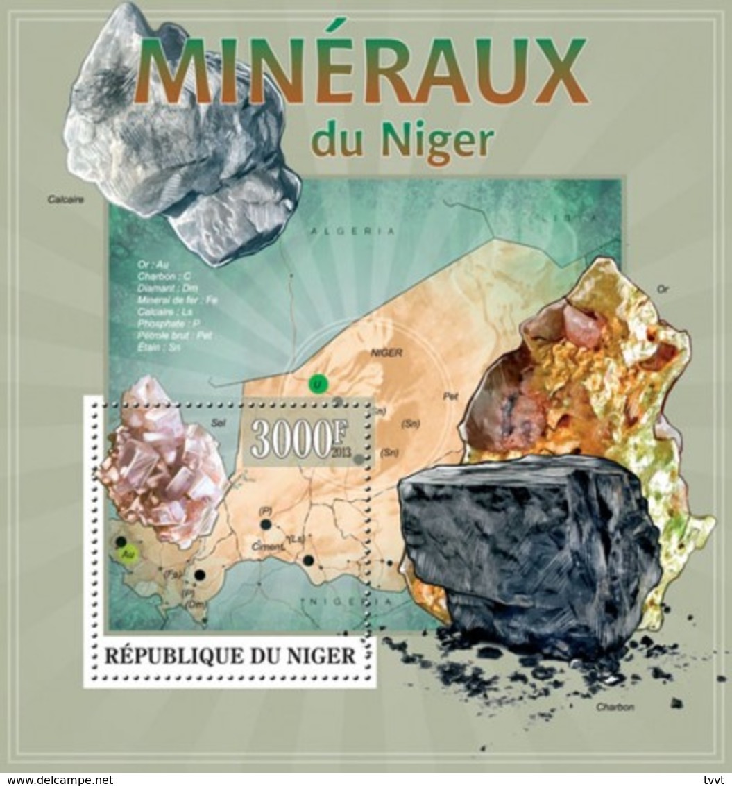 Niger, 2013. [nig13316] Minerals  (s\s+bl) - Minerals