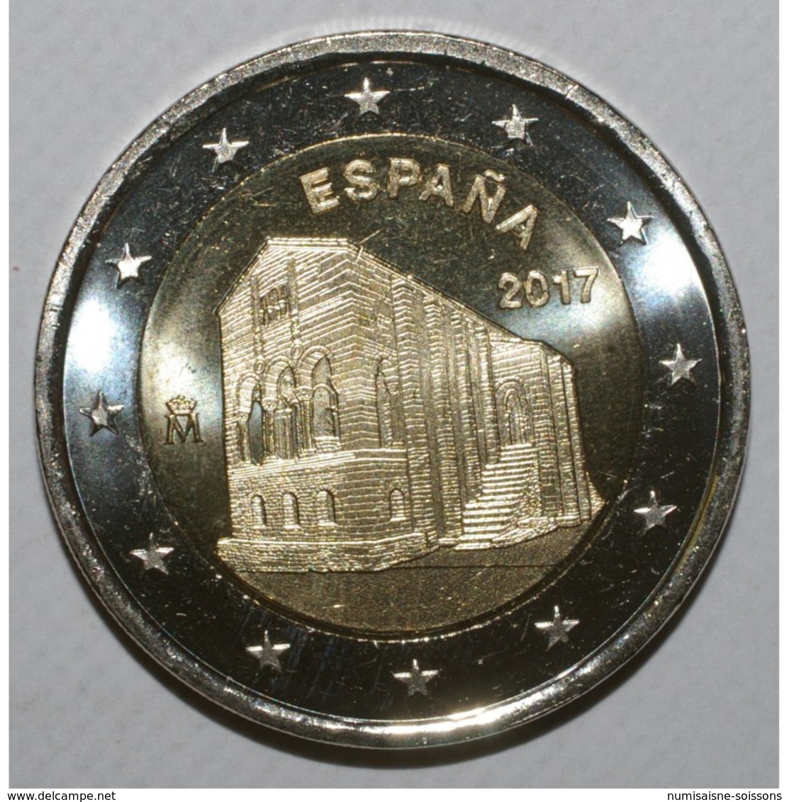 ESPAGNE - 2 EURO 2017 - EGLISE SANTA MARIA - SUP / FDC - - Espagne