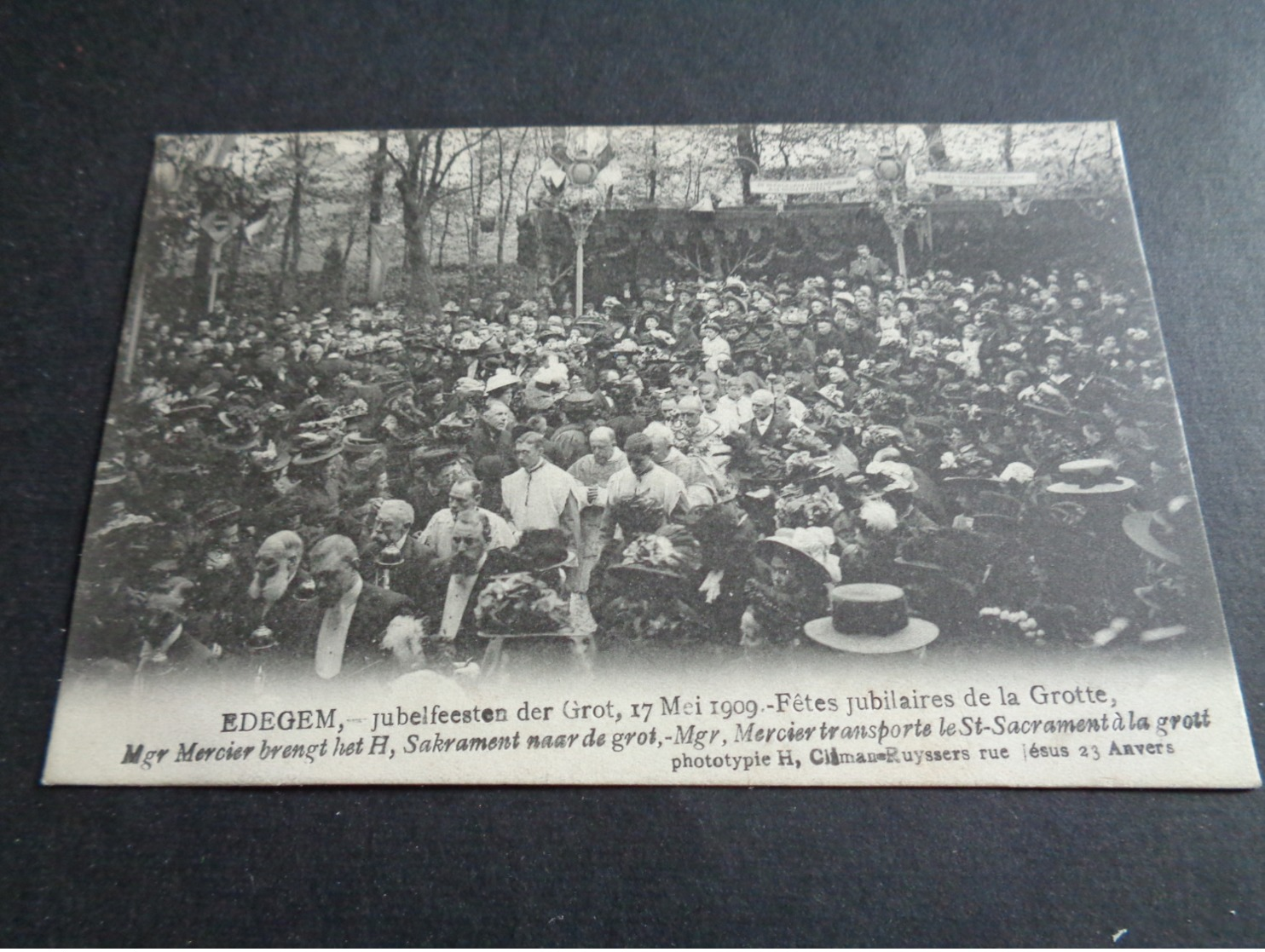 Belgique  België  ( 480 )   Edegem  :  Jubelfeesten Der Grot  1909 - Edegem