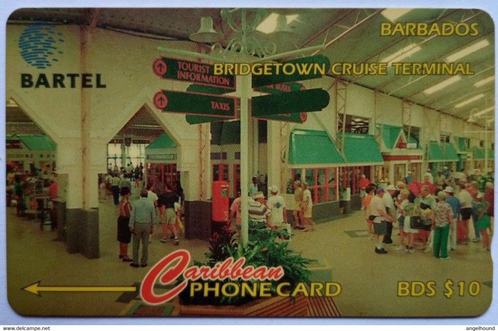 Barbados 92CBDC B$10 " Cruise Terminal  With Slash C/n " - Barbades