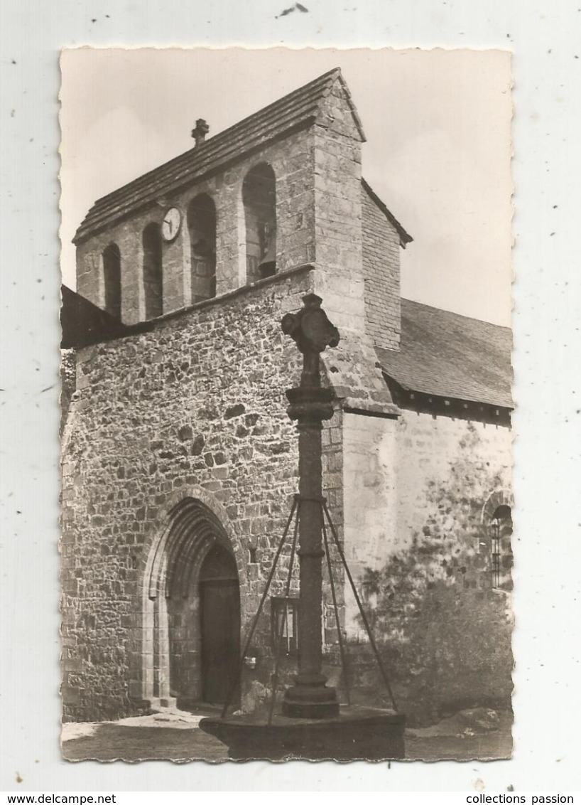 Cp , 19, GIMEL ,  L'église, Photo M B. ,  Vierge - Altri & Non Classificati