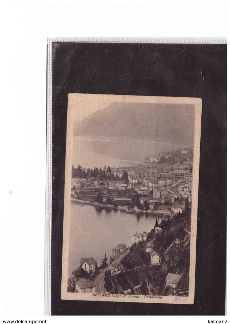 R17   -  BELLANO  17.3.1936   /    CARTOLINA "BELLANO" AFFRANCATA  CON IL NR. 394 -ISOLATO- CAT SASSONE - Storia Postale