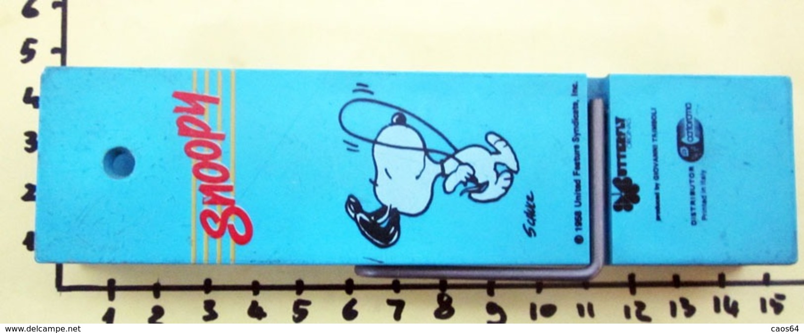 SNOOPY MOLLETTONE VINTAGE ANNI '80 GIOVANNI TRIMBOLI CARTORAMA - Pisapapeles