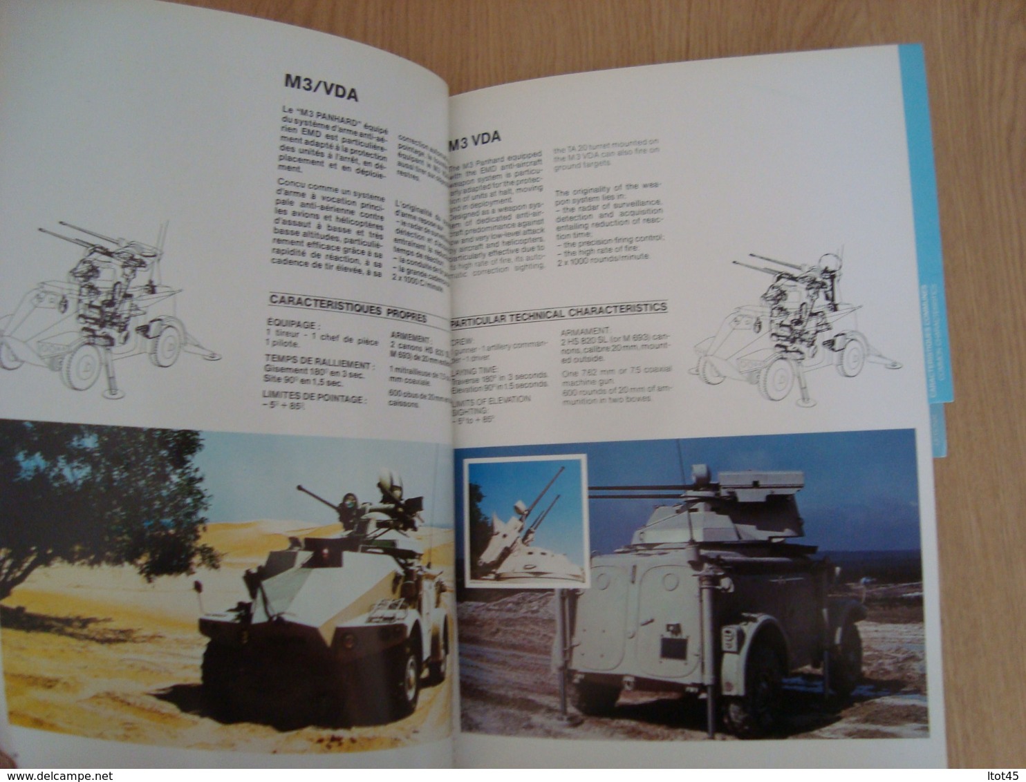 DOCUMENT PUBLICITAIRE PANHARD AML 90 ET M3 VEHICULE BLINDE - Automobil