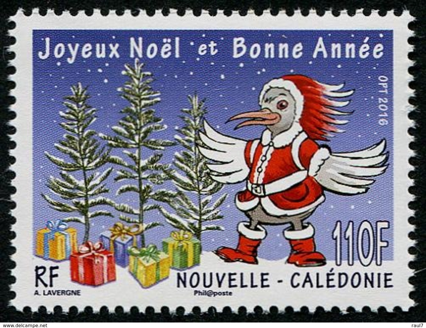 Nouvelle-Calédonie 2016 - Noël 2016 - 1val Neufs // Mnh - Nuevos