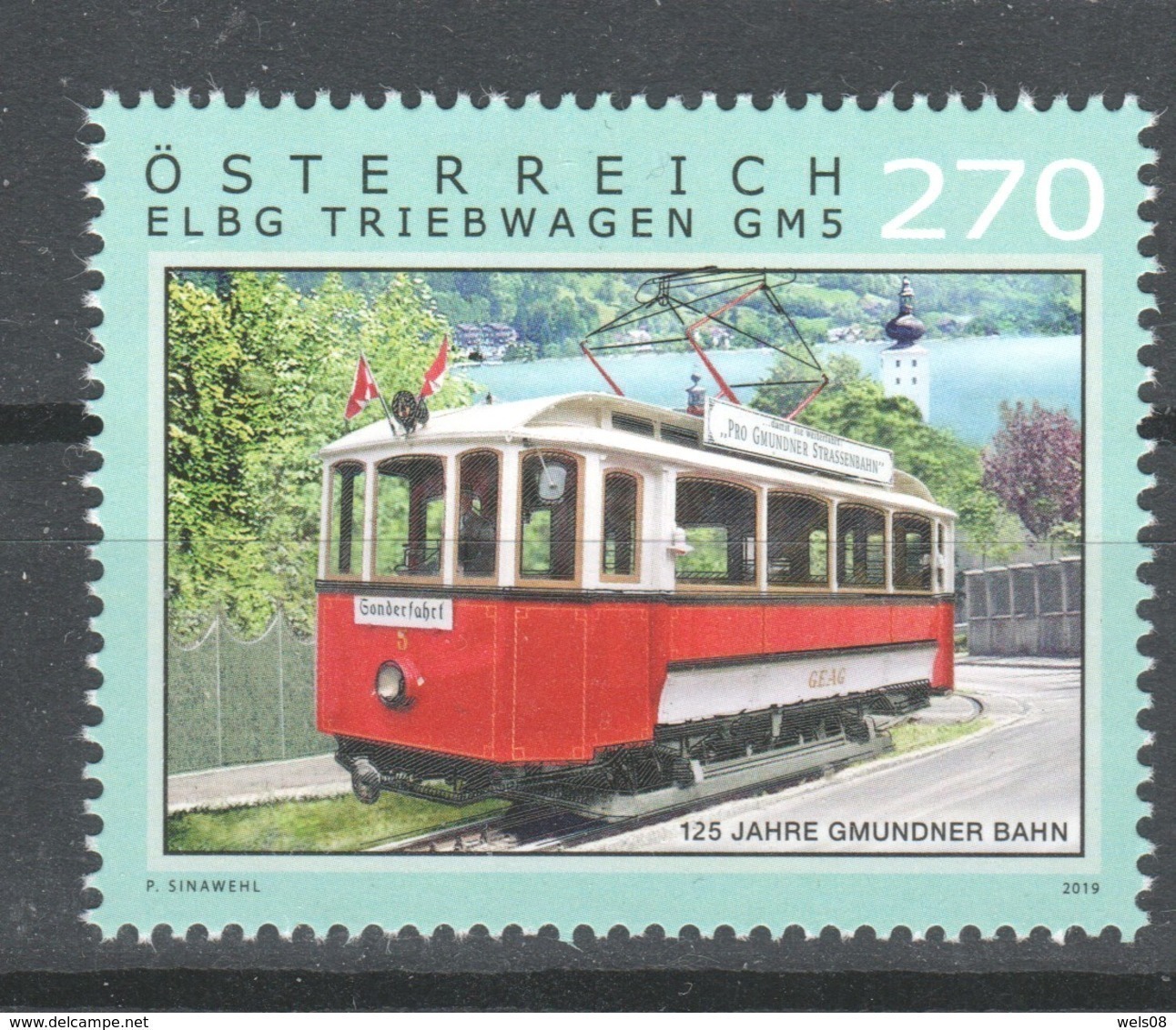 Österreich 2019:  "Gmundner Straßenbahn" Postfrisch (siehe Foto) - Neufs