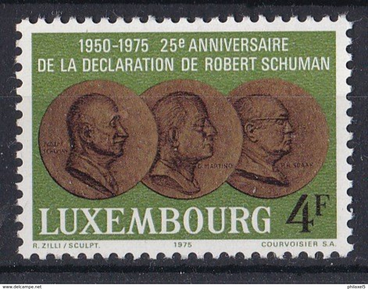 Luxemburg - 25. Jahrestag Der Erklärung Von Robert Schuman - MNH - M 909 - Unused Stamps