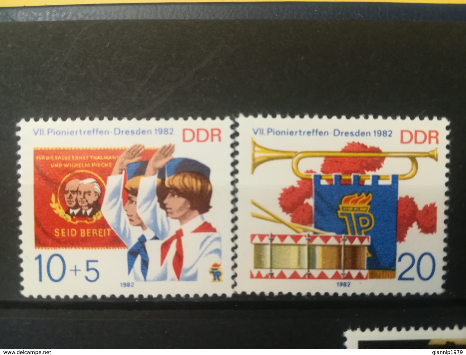 FRANCOBOLLI STAMPS GERMANIA DEUTSCHE DDR 1982 MNH** NUOVI SERIE COMPLETA YOUTH MEETING GERMANY - Nuovi