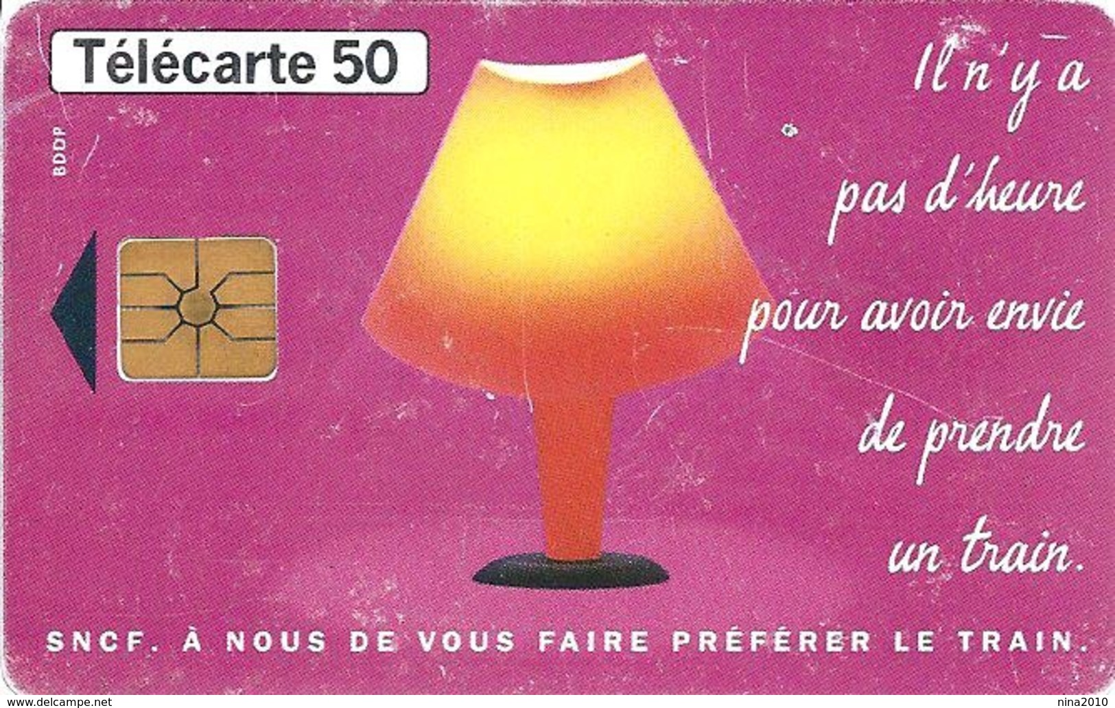 Télécarte Privée - Pub. En1629 - SNCF Info Ile De France - GEM - 50 Unités   