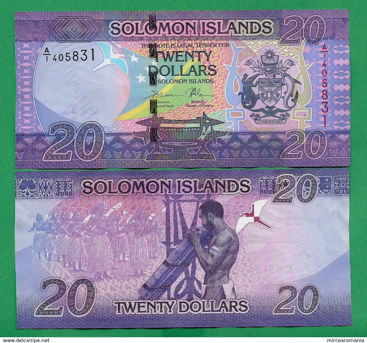 SOLOMON ISLANDS - 20 DOLLARS - 2017 - UNC - Salomonseilanden