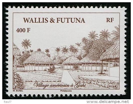 Wallis Et Futuna 2014 - Village Americain à Gahi - 1v Neufs // Mnh - Neufs