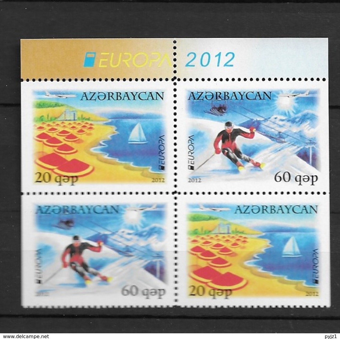 2012 MNH Azerbeijan From Booklets, Postfris** - 2012