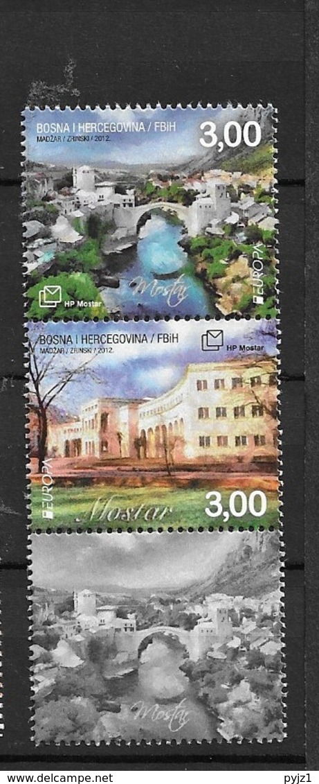 2012 MNH Bosnia, Croat Post, Postfris** - 2012