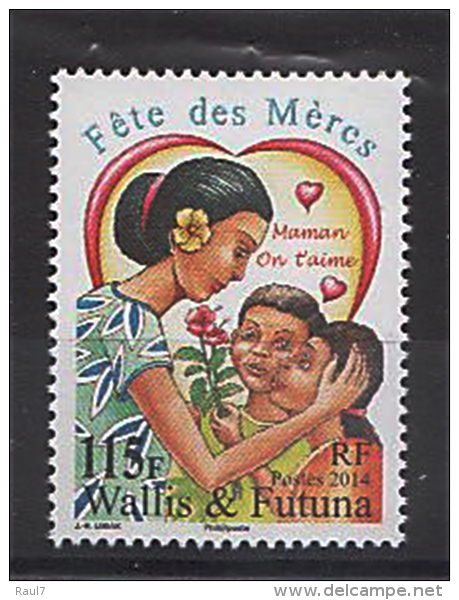 Wallis Et Futuna 2014 - Fete Des Meres - 1 Val Neuf // Mnh - Nuevos