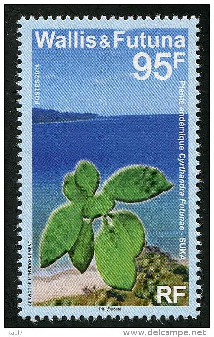 Wallis Et Futuna 2014 - Flore, Plante Endémique - 1 Val Neufs // Mnh - Nuevos