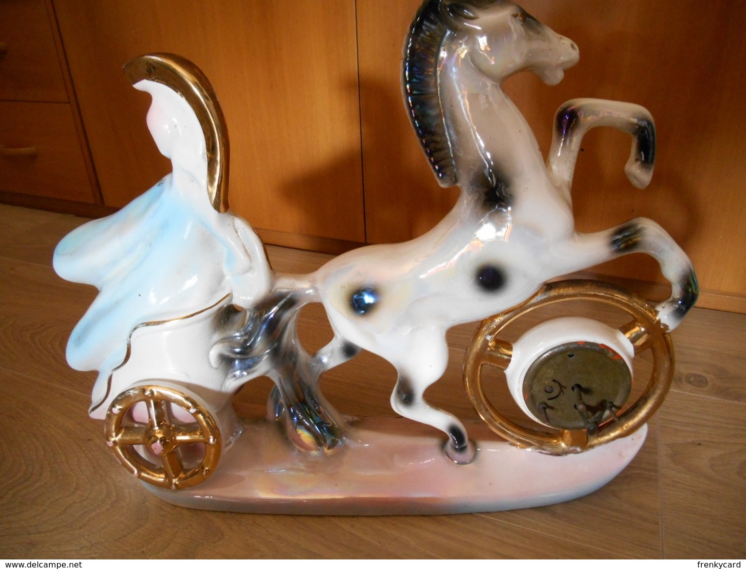 Orologio Con Statua In Ceramica - Non Classés